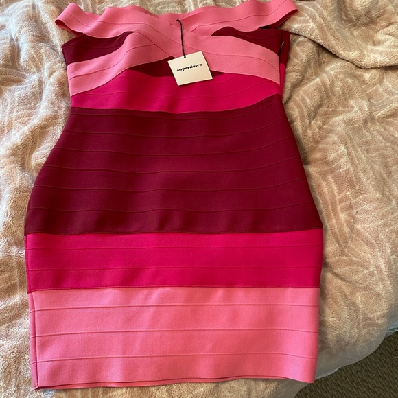 Revolve Barbie Superdown Dress - Picture 1 of 2